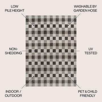 Darcy Traditional Geometric Bold Gingham Area Rug